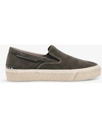 AllSaints - Navaho Cow-leather Slip-on Trainers - Lyst