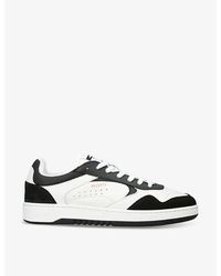 Axel Arigato - Arlo Leather, Suede And Recycled-polyester Low-top Trainers - Lyst
