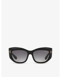 Tom Ford - Tr001702 Brianna Cat-eye Acetate Sunglasses - Lyst