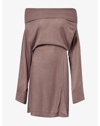 Rick Owens - Scarf Long-Sleeve Wool Jumper - Lyst