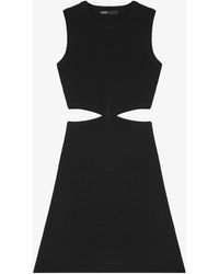 Maje Synthetic Rosea Stretch Knit Mini 
