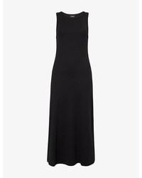 ME+EM - Ultimate Vest Cotton-Jersey Midi Dress - Lyst