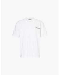 Cole Buxton - Sportswear Brand-Print Relaxed-Fit Cotton-Jersey T-Shirt - Lyst