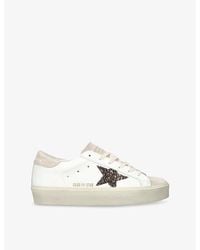 Golden Goose - Hi Star 10318 Leather Low-Top Trainers - Lyst
