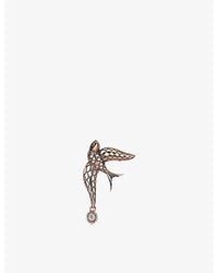 Kismet by Milka - Sparrow 0.02Ct Diamond Drop Earring - Lyst