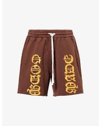 GODMADE - Rise Logo Cotton Shorts - Lyst