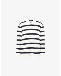 Jenni Kayne - Post Collared Merino Wool-Blend Rugby Top - Lyst
