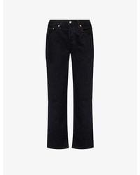 Levi's - 501 Cropped Straight-leg Mid-rise Jeans - Lyst