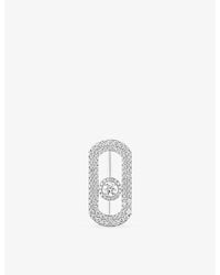 Messika - So Move Pave 18Ct- And 0.90Ct Diamond Brooch - Lyst