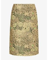 Dries Van Noten - Sentista Jacquard Woven Midi Skirt - Lyst