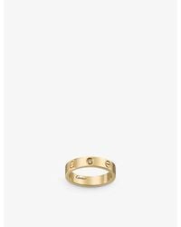 Cartier - Mini Love 18Ct- And 1 Diamond Wedding Band - Lyst