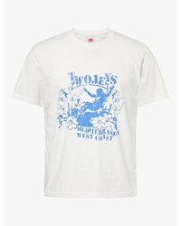 Twojeys - Souvenir Brand-Print Cotton T-Shirt - Lyst