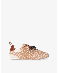 Kurt Geiger - Leather Slim Runner Sneakers - Lyst