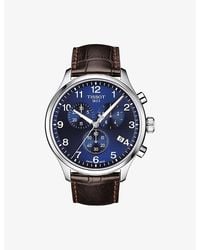 Tissot - T116.617.16.047.00 Chrono Xl Classic Stainless-Steel And Leather Quartz Watch - Lyst