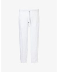 Derek Rose - Vienna Drawstring Linen Trousers - Lyst