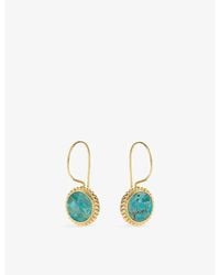 La Maison Du Couturier - Amadeus Arizona 18Ct Vermeil And Vintage Drop Earrings - Lyst