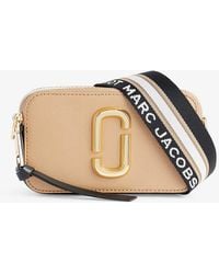 Marc Jacobs - Camelthe Leather Snapshot Bag - Lyst