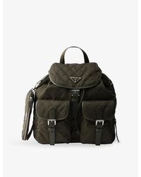 Prada - Medium Quilted Re-Nylon Backpack - Lyst