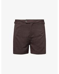 Raith - Silus Tailored Waist-Adjuster Swim Shorts - Lyst