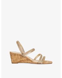 Dune - Kali Woven Wedge Sandals - Lyst