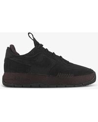 Nike - Air Force 1 Wild Leather And Mesh Low-top Trainers - Lyst