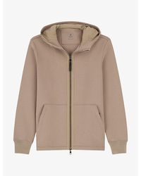 BOGGI - Hooded Zip-Up Stretch Cotton-Blend Sweatshirt - Lyst
