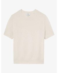 Reiss - Stevie Short-Sleeved Cashmere T-Shirt - Lyst