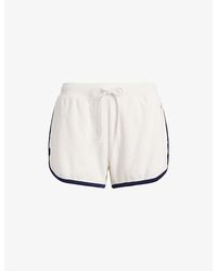 Polo Ralph Lauren - Terry Drawstring-Waist Cotton-Blend Shorts - Lyst
