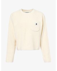 Carhartt - Mira Logo-Patch Knited Jumper - Lyst