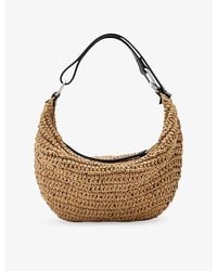 AllSaints - Luna Micro Paper Shoulder Bag - Lyst