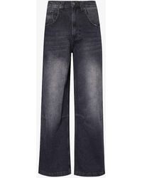 Jaded London - Colossus baggy Faded-wash Relaxed-fit Wide-leg Jeans - Lyst