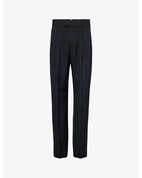 Amiri - Double Pleated Wide-leg Relaxed-fit Woven Trousers - Lyst