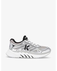 KENZO - Pace Runner Brand-embellished Mesh And Shell Low-top Trainers - Lyst