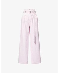 Agolde - X Maria Mcmanus Corset Wide-Leg Denim Jeans - Lyst