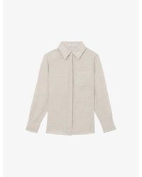 Reiss - Belle Relaxed-Fit Linen Shirt - Lyst