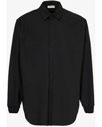 Fear Of God - Brand-patch Relaxed-fit Cotton-blend Shirt - Lyst