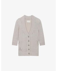 Zadig & Voltaire - Betsy Star-button Cashmere Cardigan - Lyst