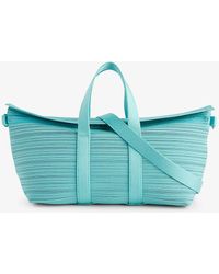 Pleats Please Issey Miyake - Pleated Detachable-strap Knitted Shoulder Bag - Lyst