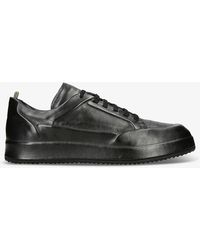 Officine Creative - Ace Perforated Leather Low-top Trainers - Lyst