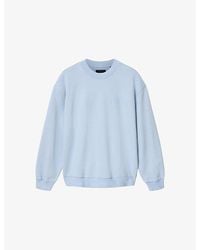 AllSaints - Odyssey Crewneck Cotton-Jersey Sweatshirt - Lyst