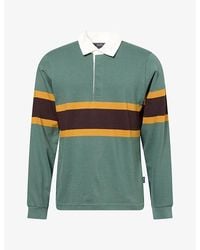 Patagonia - Stripe Long-Sleeve Cotton-Jersey Rugby Shirt - Lyst