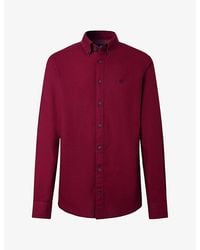 Hackett - Tailored-Fit Garment-Dyed Cotton Oxford Shirt - Lyst