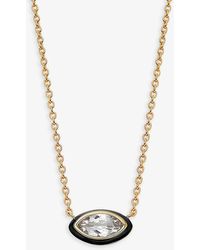 Astley Clarke - Flare 18ct Yellow Gold-plated Vermeil Sterling-silver And White Topaz Chain Necklace - Lyst