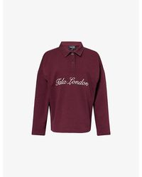WE Are Tala - Rugby Polo Cotton-Blend Sweatshirt - Lyst