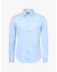 Corneliani - Regular-Fit Cotton-Jersey Shirt - Lyst