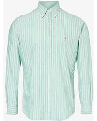 Polo Ralph Lauren - Stripe-pattern Custom-fit Cotton Shirt X - Lyst