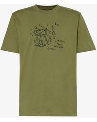 Carhartt - Tools For Life Graphic-print Organic Cotton-jersey T-shirt X - Lyst