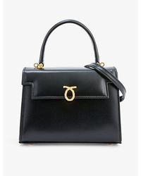 Launer - Judi Leather Top-handle Bag - Lyst