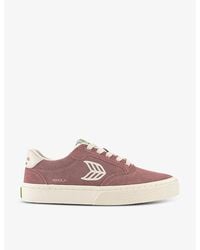 CARIUMA - Naioca Branded Suede Low-Top Trainers - Lyst