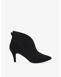 Carvela Kurt Geiger - Flute Heeled Suede Shoe Boots - Lyst